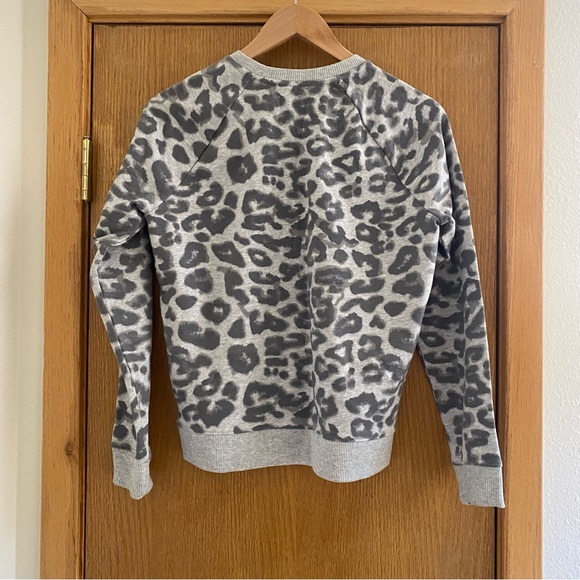 LUCKY BRAND • Cheetah Animal Print Sweatshirt - Size S - Picture 6 of 15